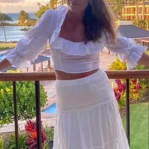 Reformation crop top